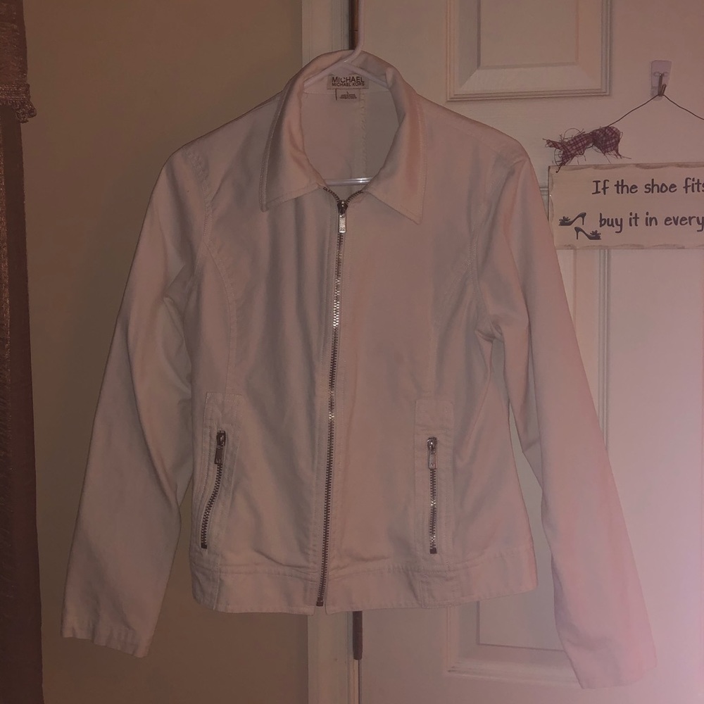 Michael Kors White Denim Jacket